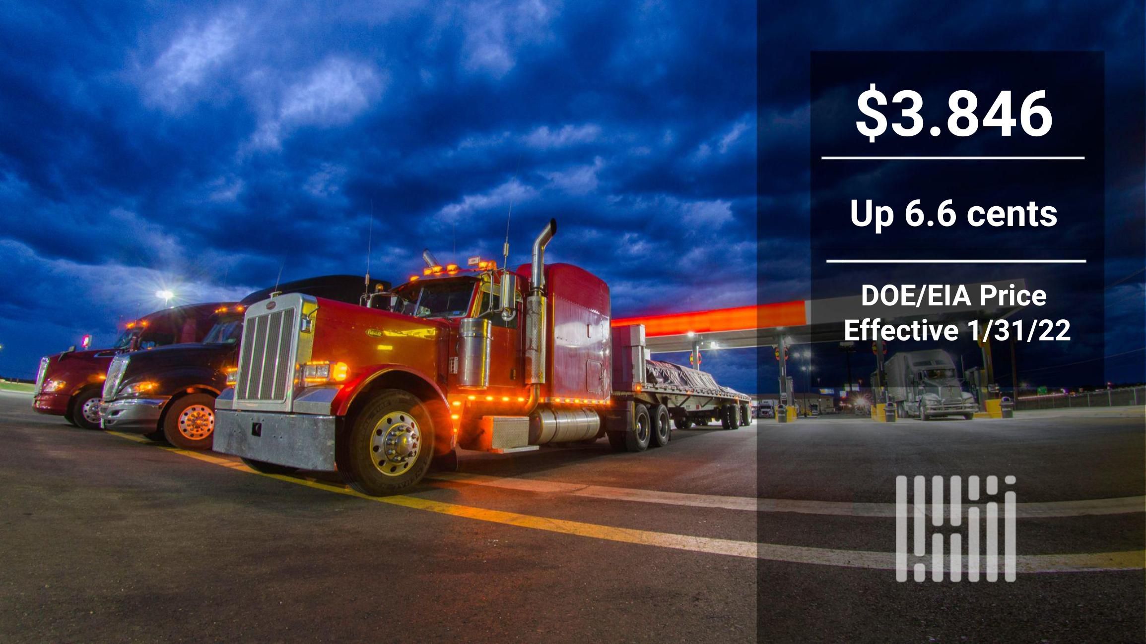 DOE/EIA diesel price hits nearly 7.5-year high