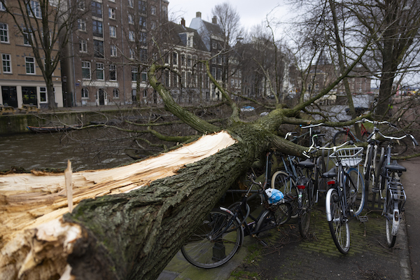 Storm Eunice batters the Netherlands, three people are killed